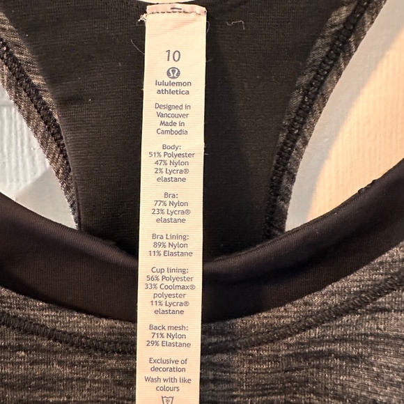 Lululemon tank top - Picture 2 of 3